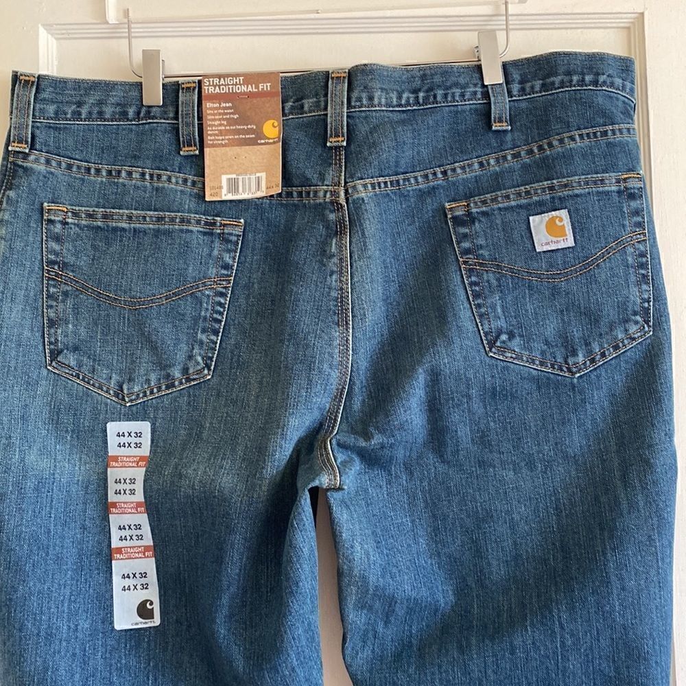 NWT Carhartt Jeans Elton Straight Traditional Fit Size 44x32 - Picture 9 of 11